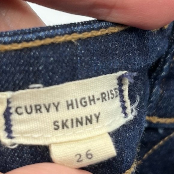 Madewell Curvy High Rise Skinny Jeans Women’s Size 26 Lucille Wash Magic Pockets - Picture 12 of 14